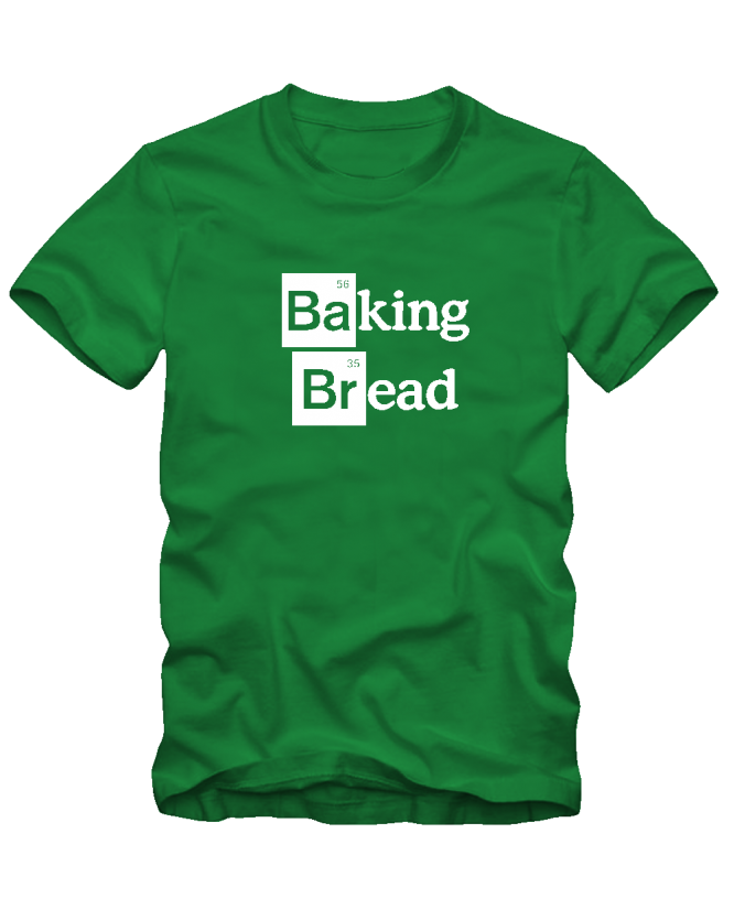 Marškinėliai Baking bread